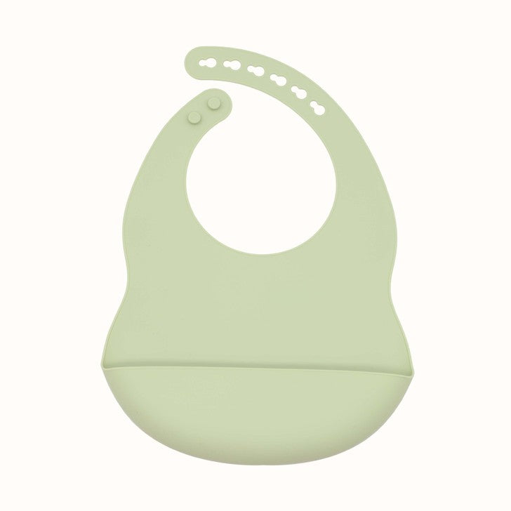 Baby Solid Color Food Grade Silicone Bibs by MyKids-USA™