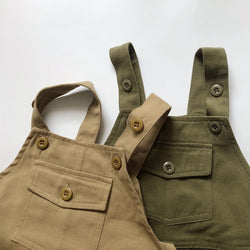 Baby Color Matching Design Soft Cotton Fashion Overalls by MyKids-USA™