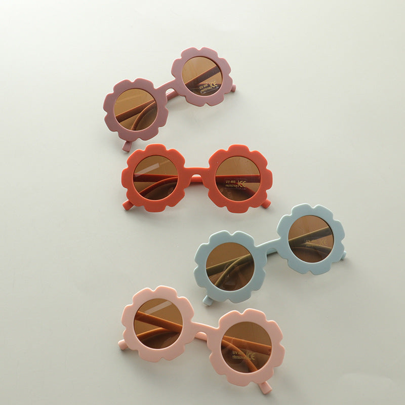 Kids Boy And Girl Flower Frame Shape Cute Fashion Sunglasses by MyKids-USA™