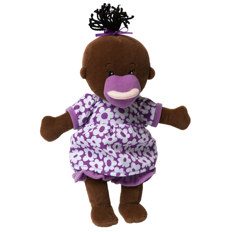 Wee Baby Stella Doll Brown with Black Hair by Manhattan Toy