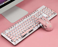 Retro Typewriter Wireless Keyboard and Mouse Set by The PNK Stuff