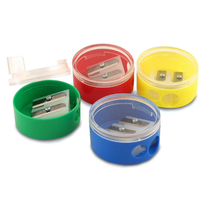 Eisen 2-Hole Swivel Pencil Sharpener, 6 Pack by The Pencil Grip, Inc.