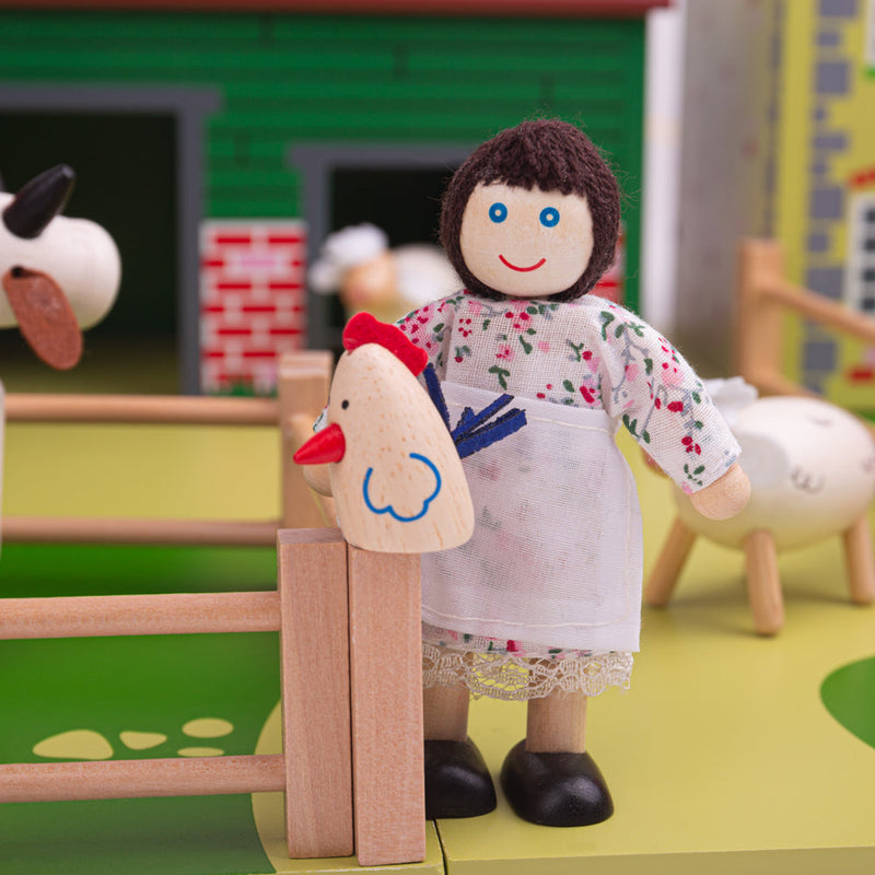 Wood Farm Animals by Bigjigs Toys