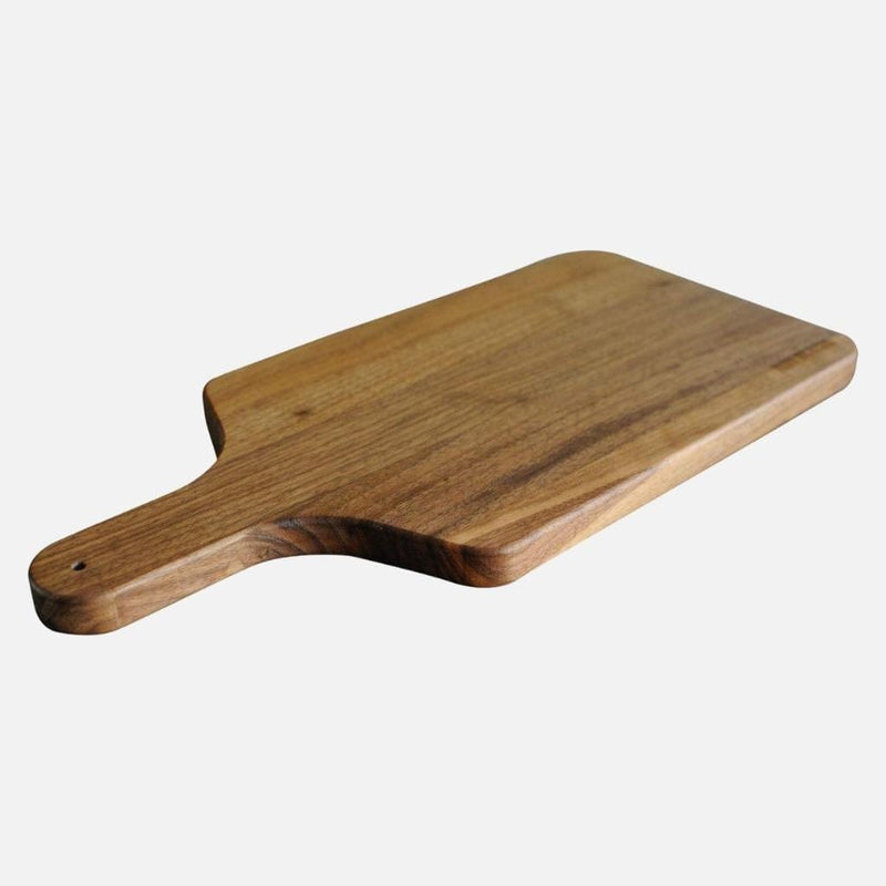 8 x 17 Walnut Cutting Board and Charcuterie Paddle with Handle by Virginia Boys Kitchen