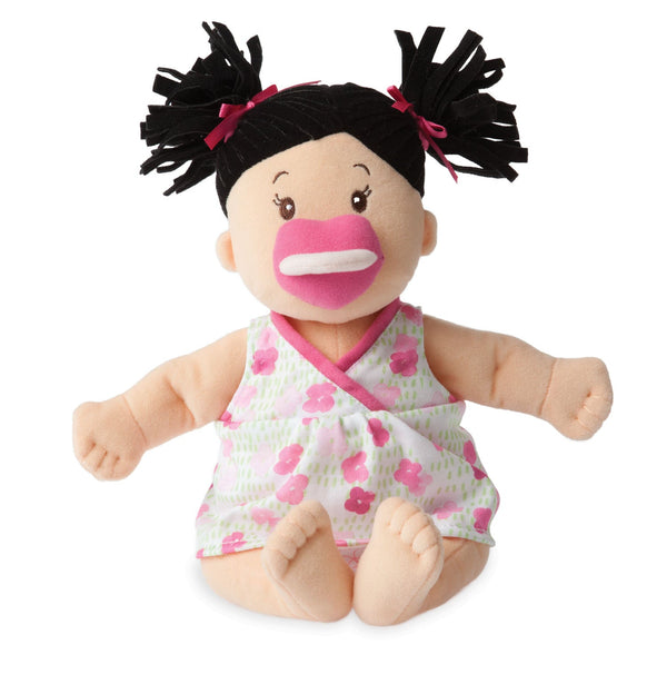 Baby Stella Peach Doll with Black Hair by Manhattan Toy